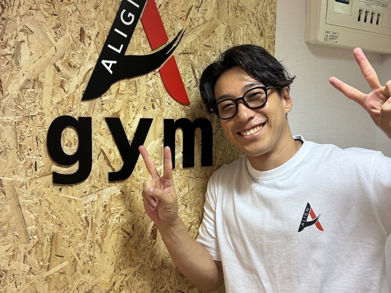 ALIGN gymでの一枚